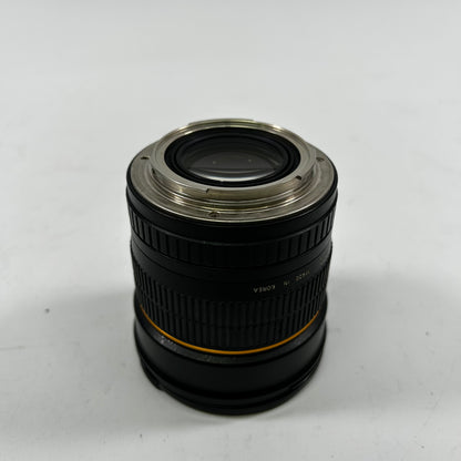 Rokinon 85mm F1.4 Aspherical IF Manual Focus Lens - For Canon EF Mount