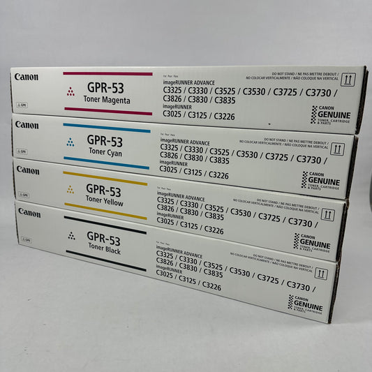 New Canon GPR-53 Multi-Pack Toner Cartridge