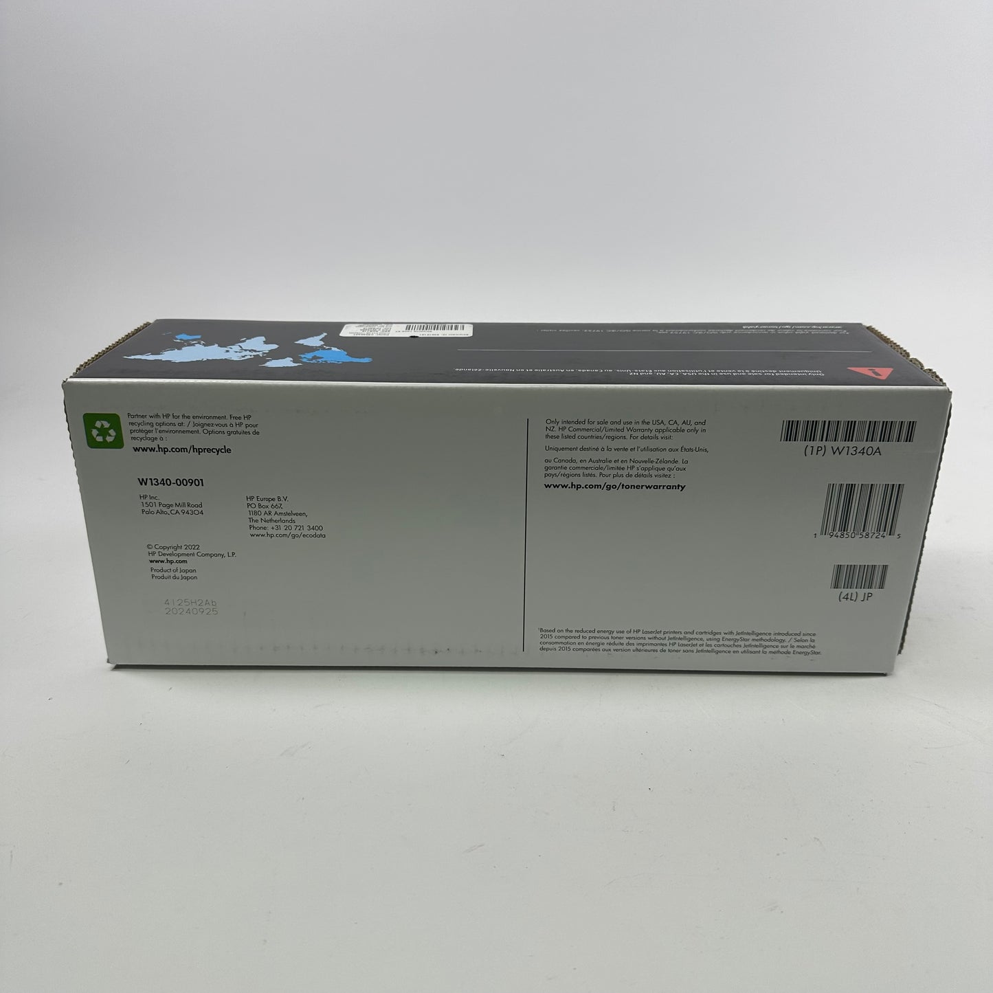 New HP 134A W1340A Black Toner Cartridge