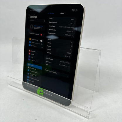 WiFi Only Apple iPad 6th Gen 64GB STARLIGHT 