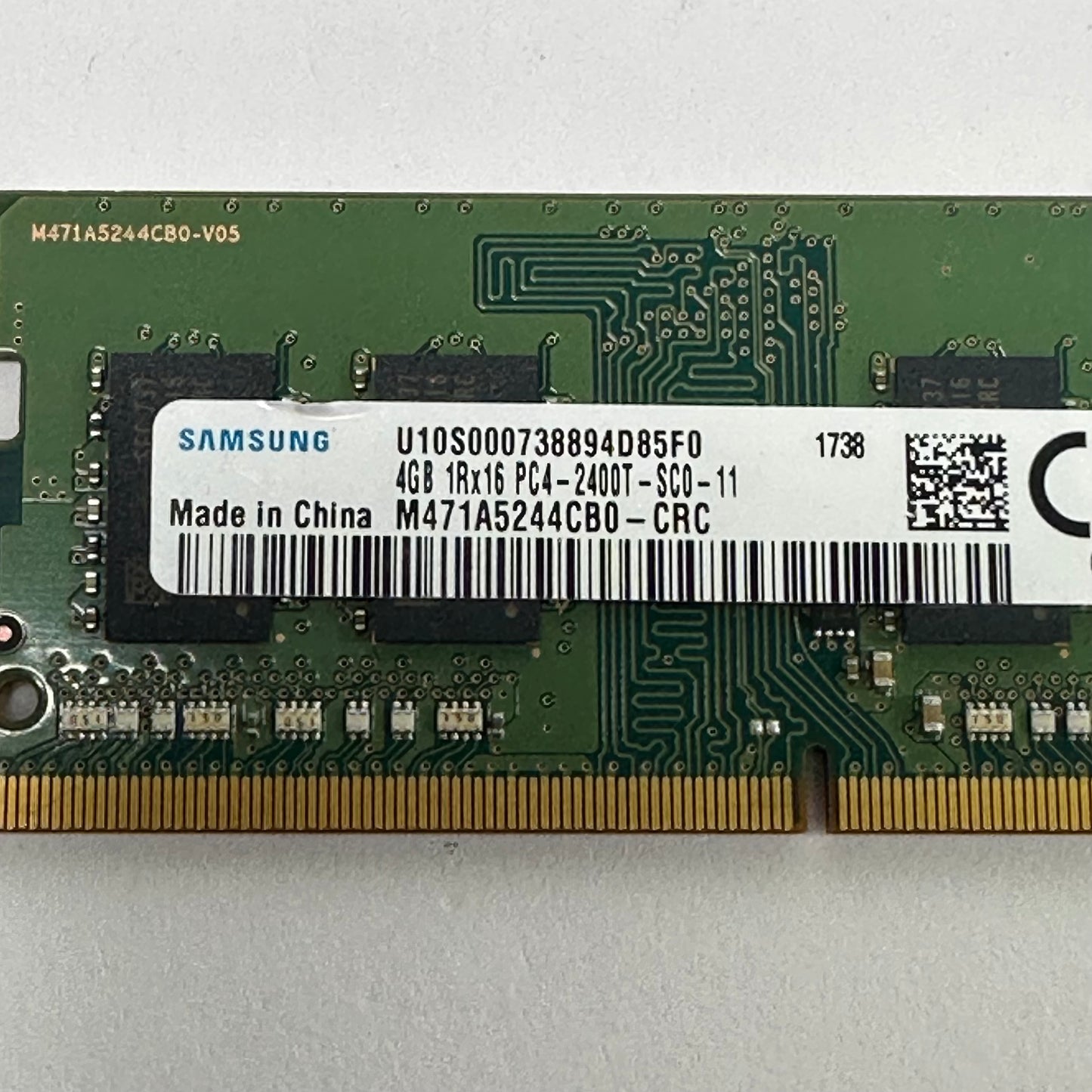 Lot of 4 Samsung PC4 DDR4 16GB (4x4GB) SODIMM RAM