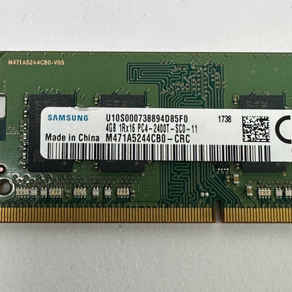 Lot of 4 Samsung PC4 DDR4 16GB (4x4GB) SODIMM RAM