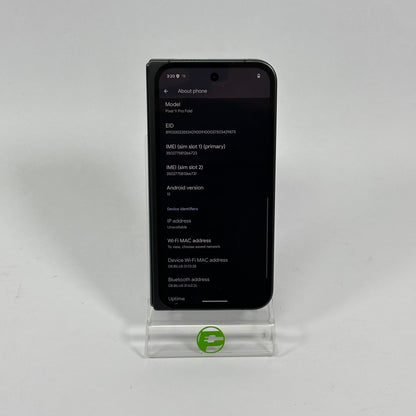  Unlocked Google Pixel 9 Pro Fold 256GB Charcoal GGH2X