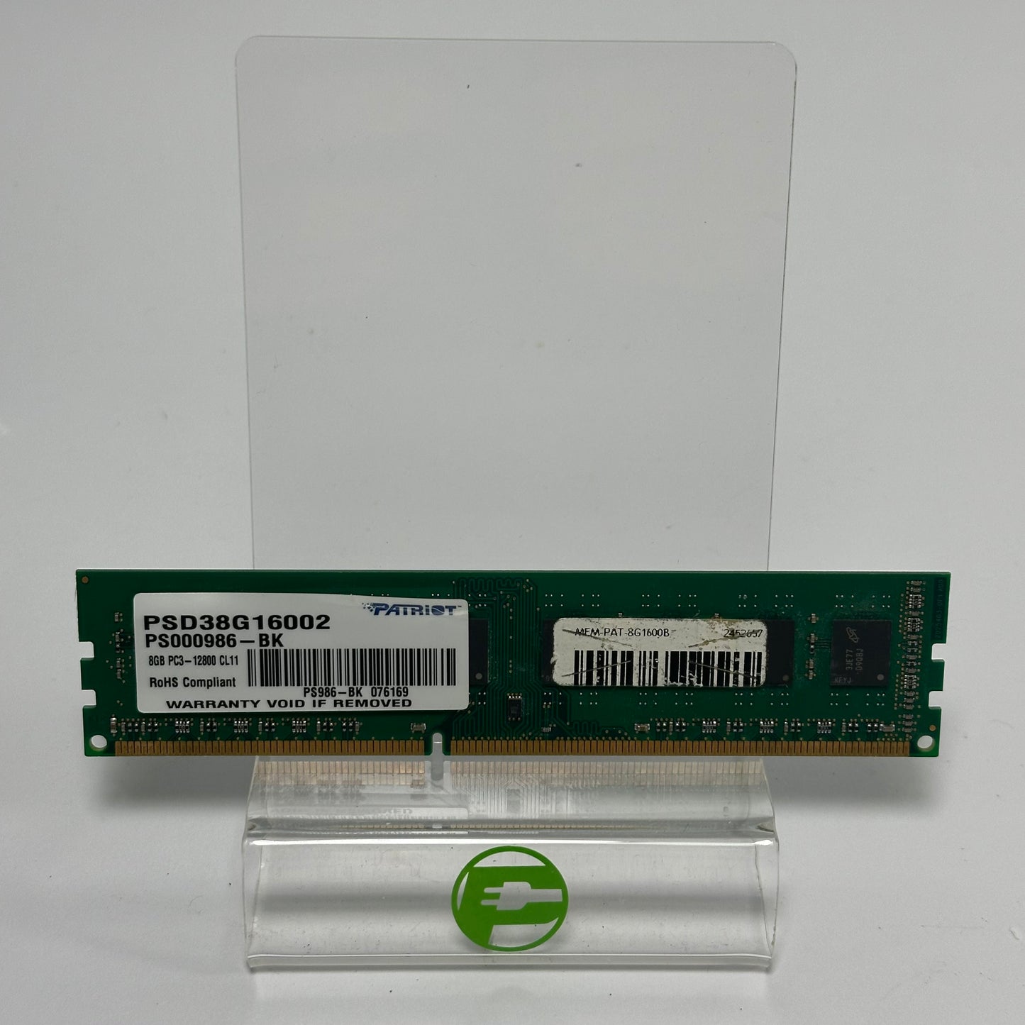 Patriot PSD38G16002 8GB (1x8GB) RAM DDR3 1600MHz PS000986-BK