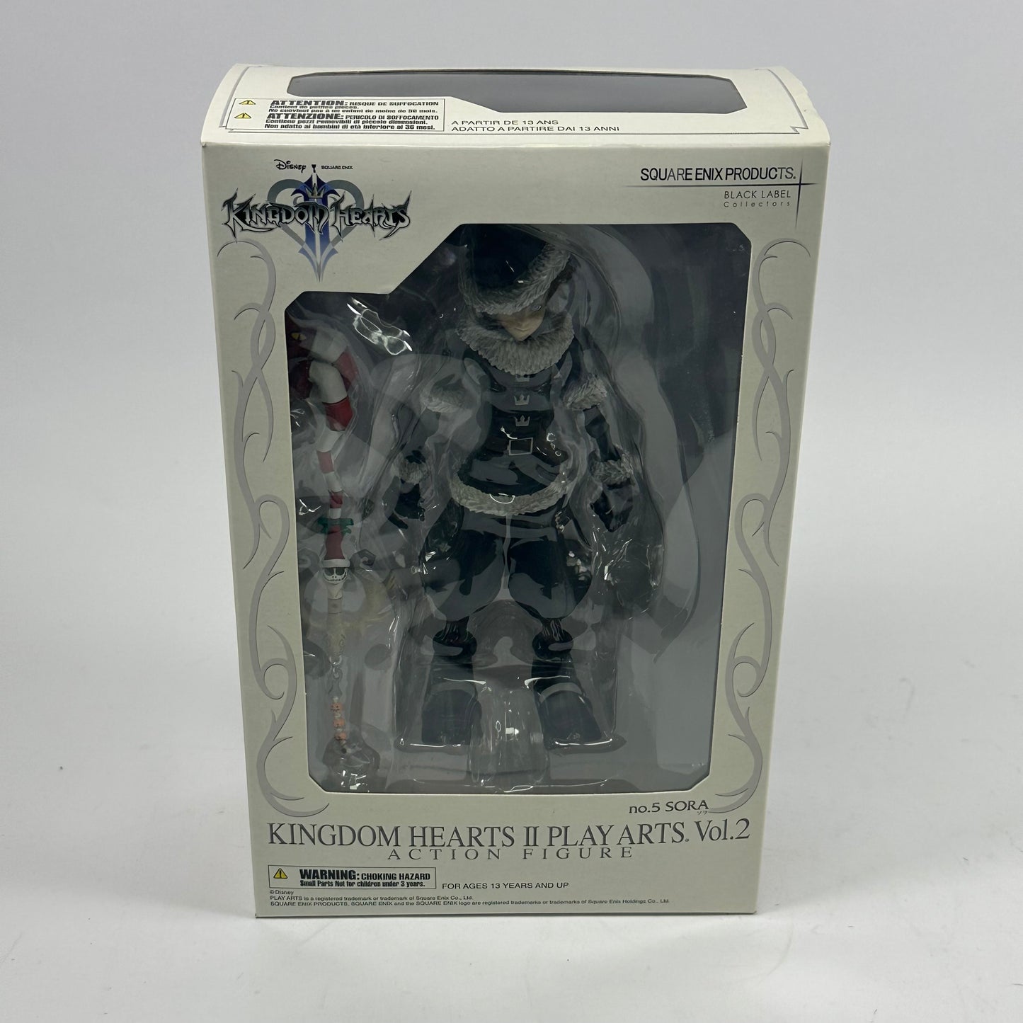New Square Enix KHII Play Arts No. 5 Sora Christmas Town Action Figure PA-064