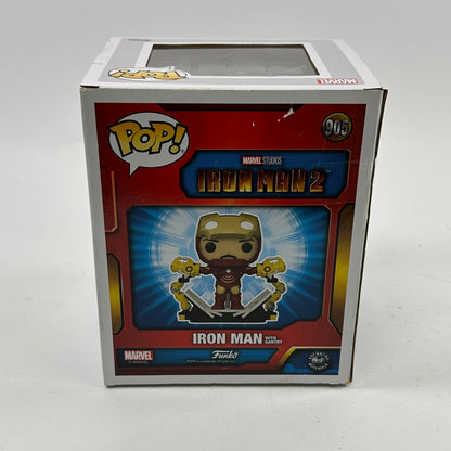 New Funko Pop Iron Man 2 Iron Man with Gantry Deluxe Bobble-Head #905