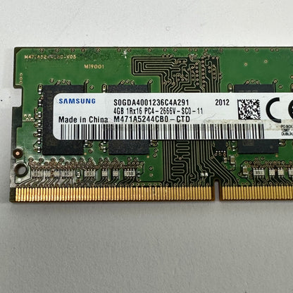 Lot of 4 Samsung PC4 DDR4 16GB (4x4GB) SODIMM RAM