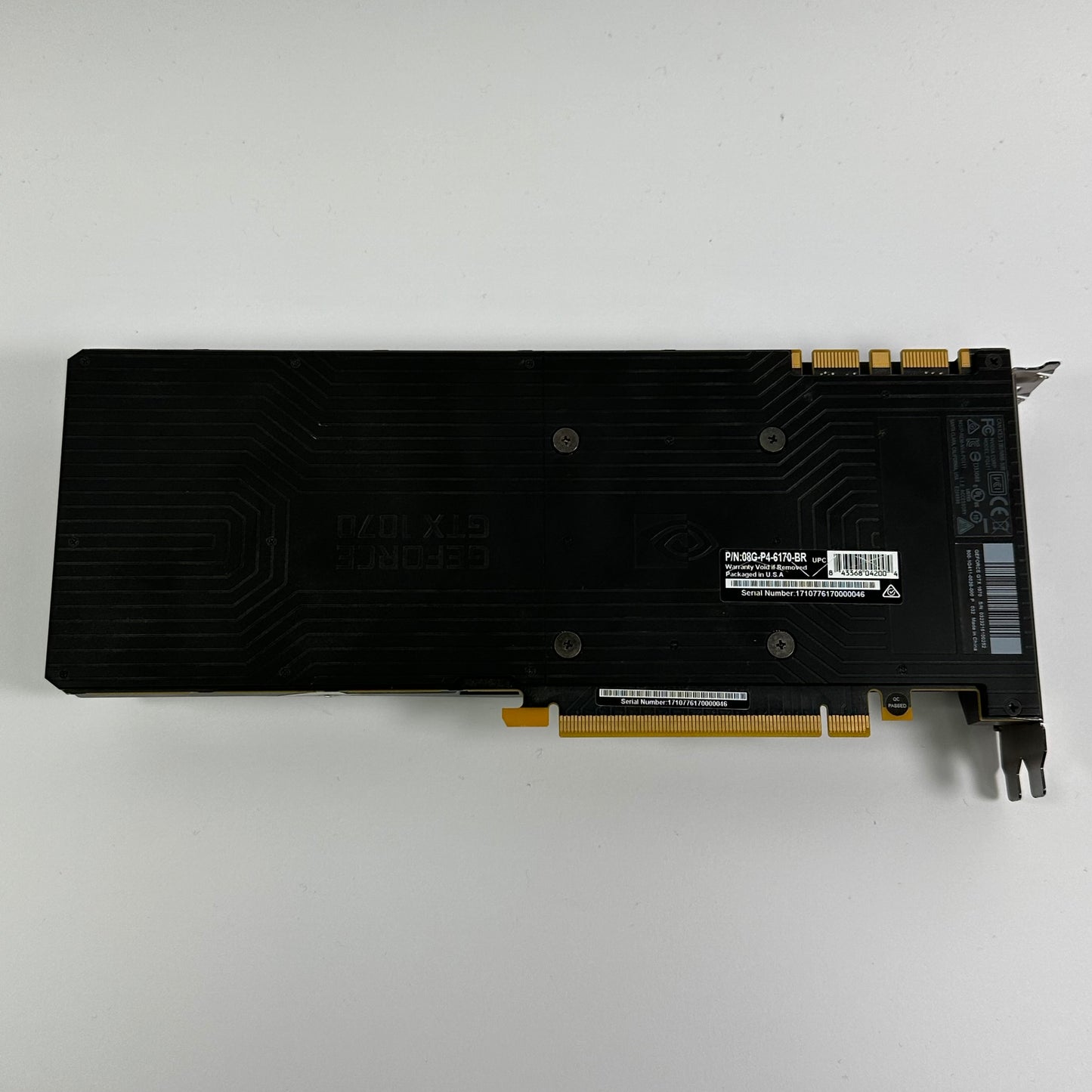 NVIDIA GeForce GTX 1070 Founders Edition FE 8GB GDDR5 Graphics Card