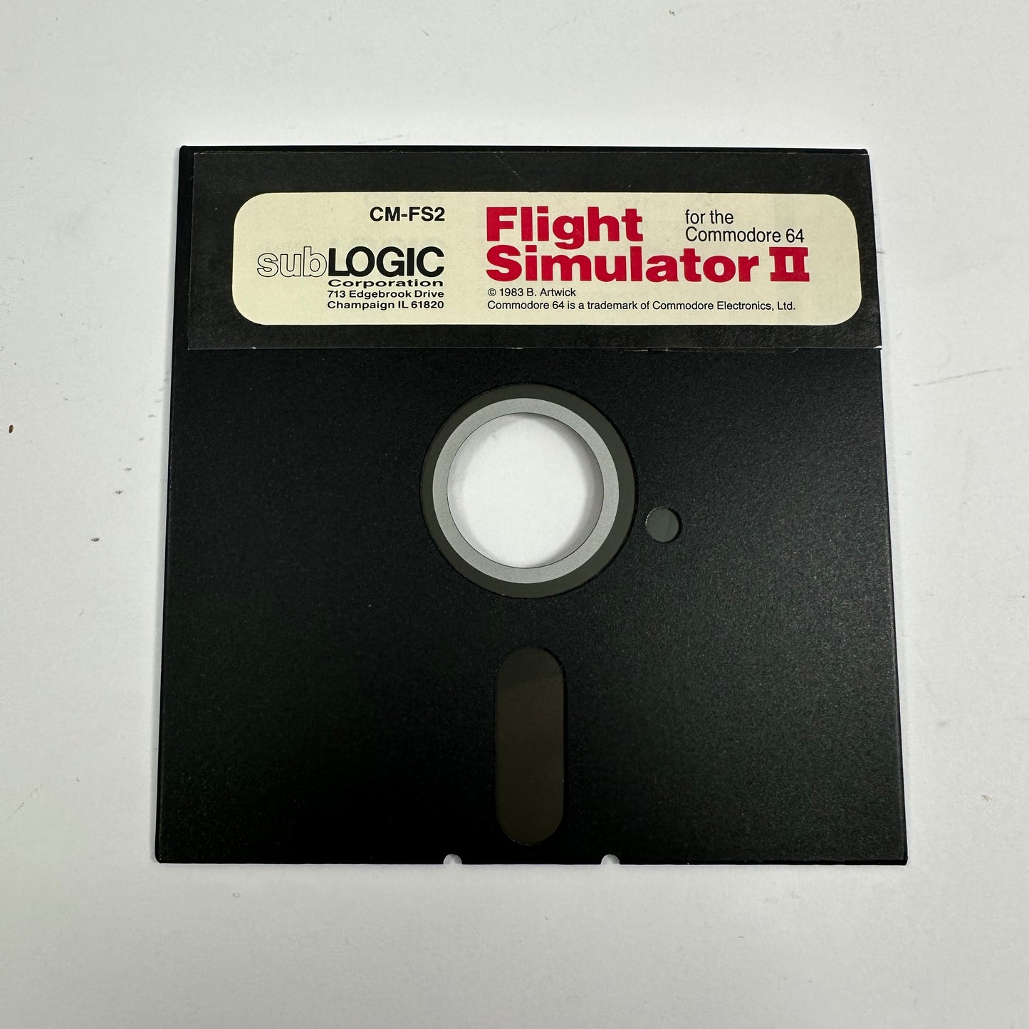 Flight Simulator II (Commodore 64, 1984)