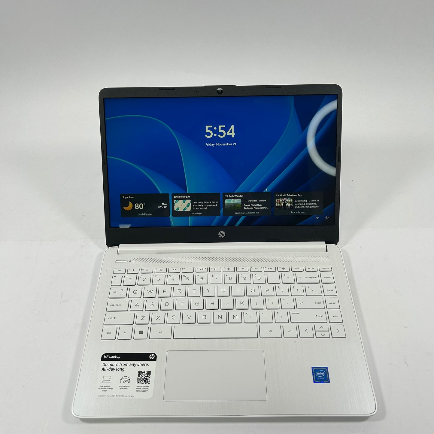 HP Laptop 14-DQ0052DX 14" Celeron N4120 1.1GHz 8GB RAM 64GB SSD