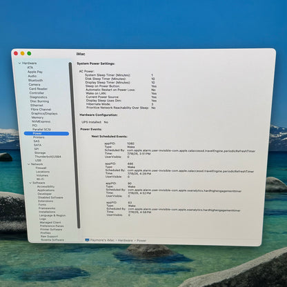 2020 Apple iMac 27" i5 3.1GHz 8GB RAM 256GB HDD Silver A2115