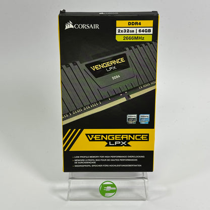 Corsair Vengeance LPX 64GB (2x32GB) RAM DDR4 2666MHz CMK64GX4M2A2666C16
