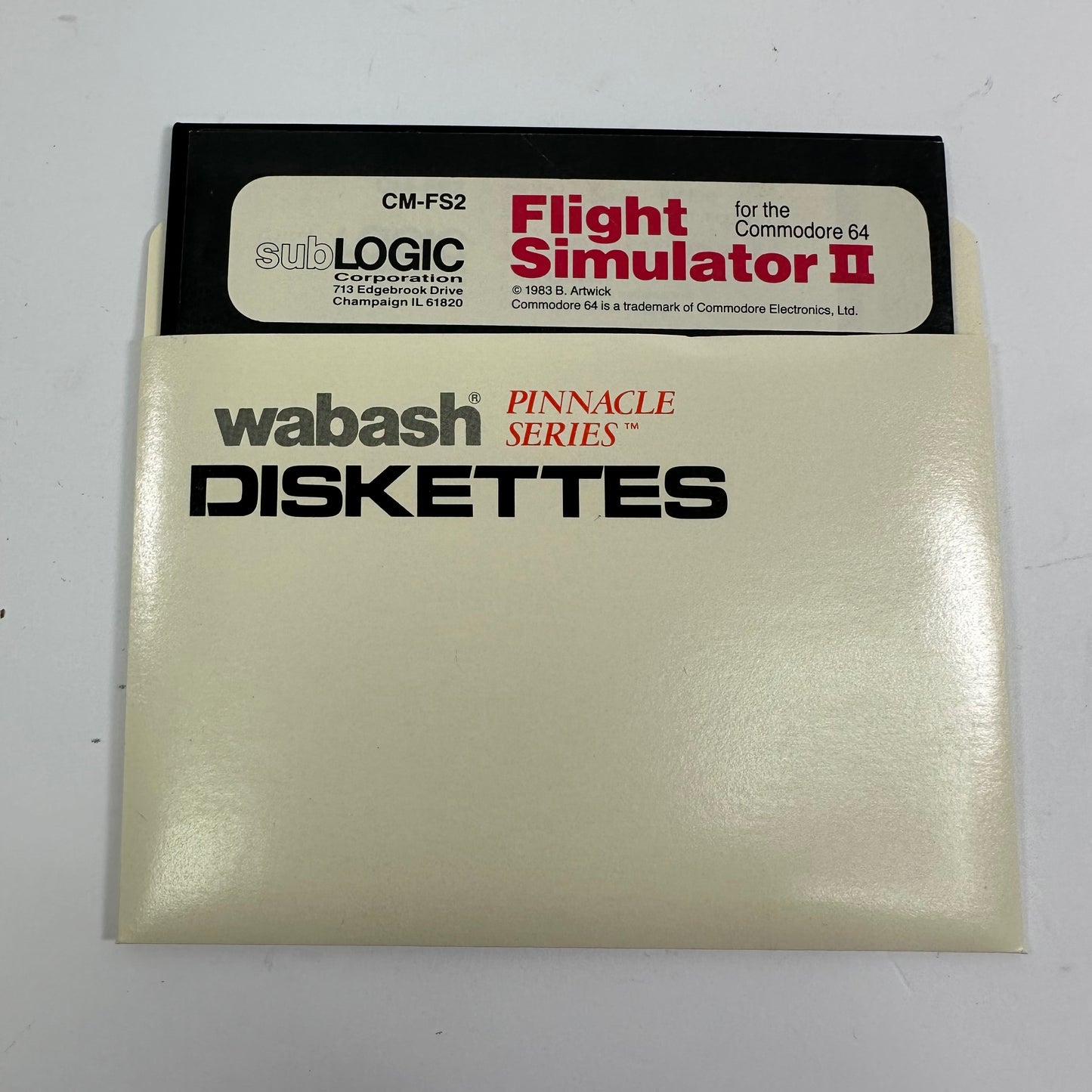 Flight Simulator II (Commodore 64, 1984)
