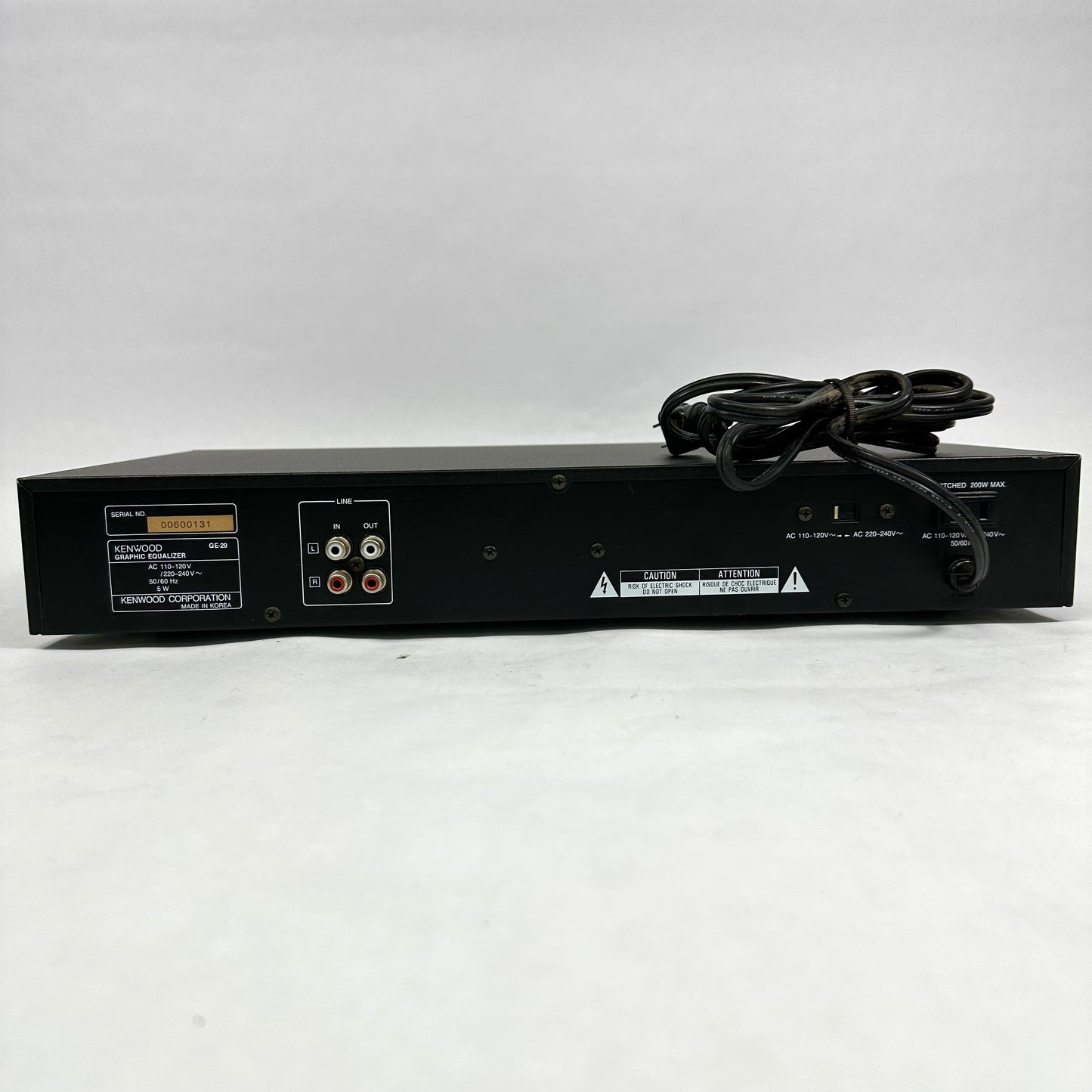 KENWOOD GE-29 Graphic Equalizer 