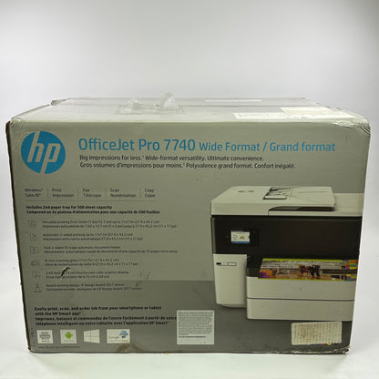 New HP OfficeJet Pro All In One InkJet Printer White 7740