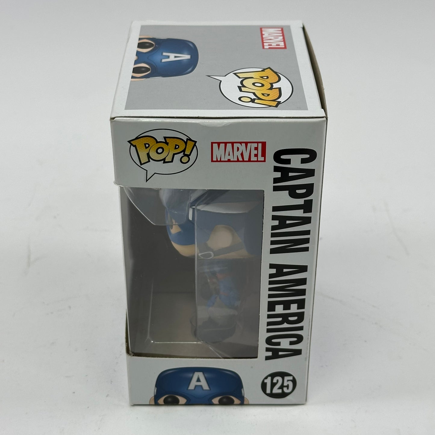 New Funko Pop Captain America: Civil War Captain America Vinyl Bobble-Head #125