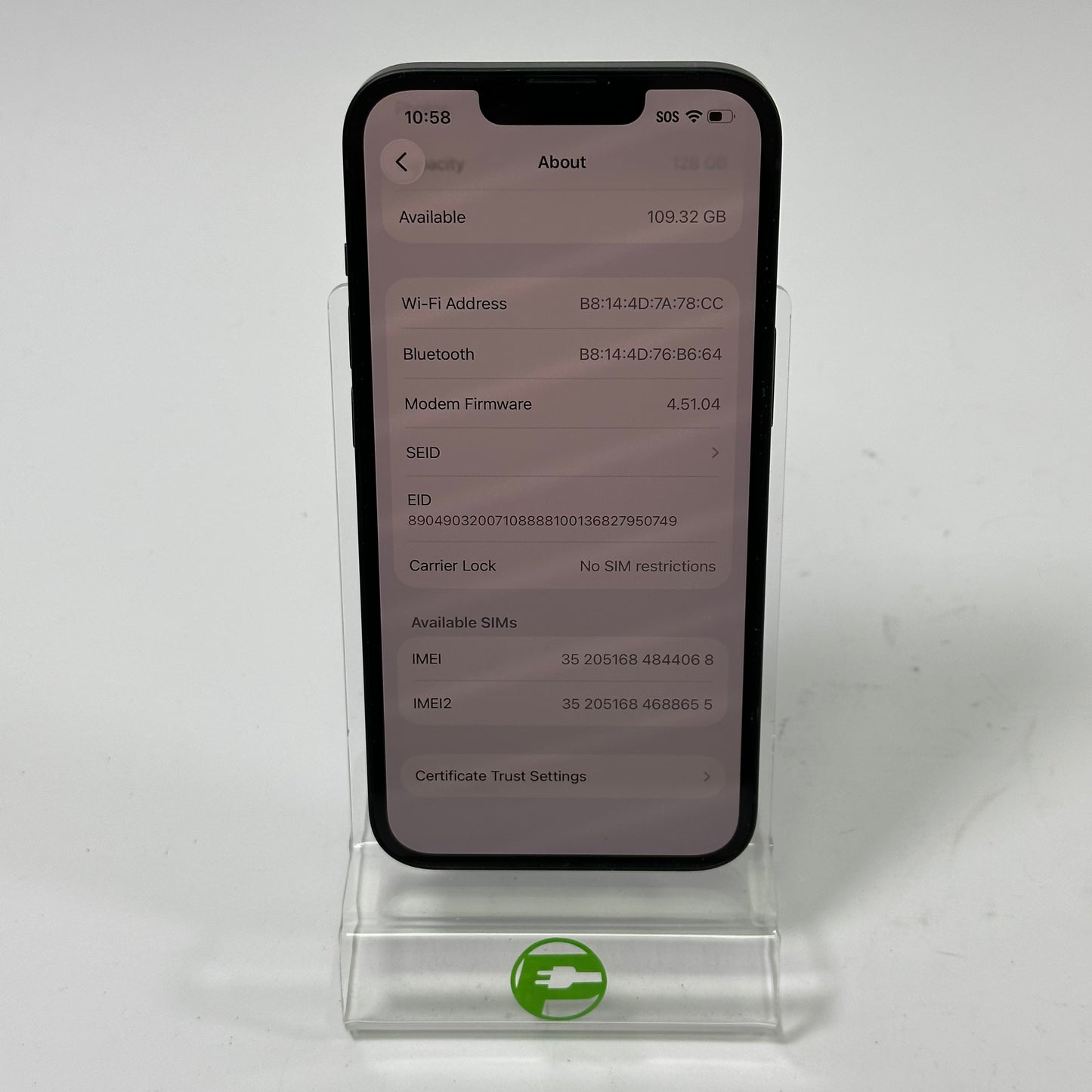 Factory Unlocked Apple iPhone 14 128GB Midnight MPUA3LL/A