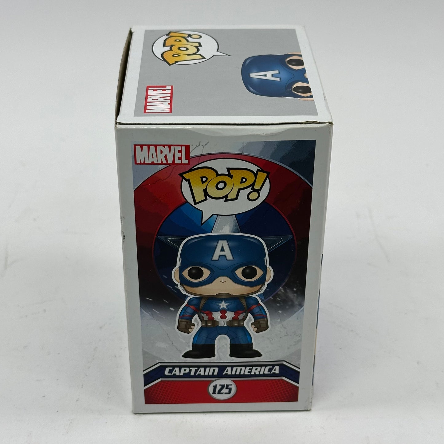 New Funko Pop Captain America: Civil War Captain America Vinyl Bobble-Head #125