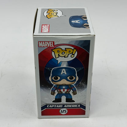New Funko Pop Captain America: Civil War Captain America Vinyl Bobble-Head #125