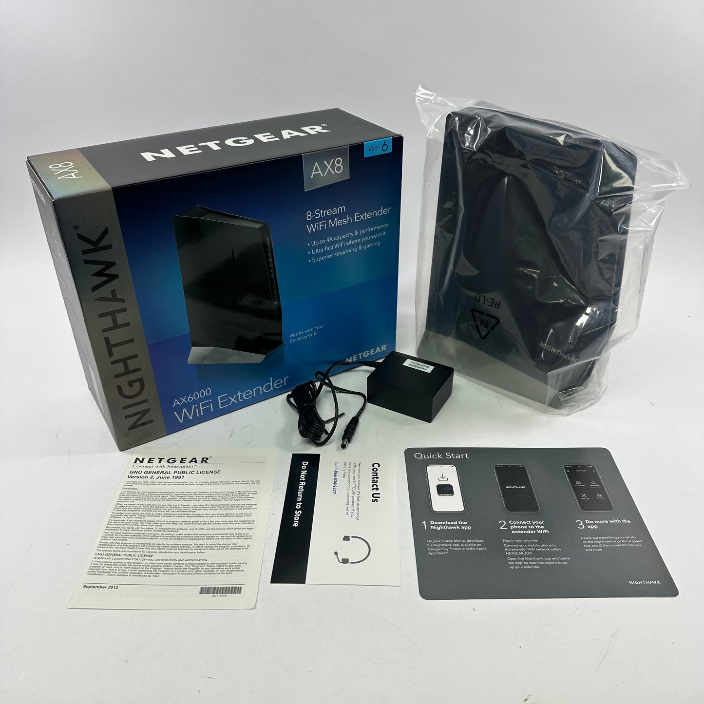 NETGEAR Nighthawk Dual Band WiFi 6 AX6000 8-Stream WiFi Mesh Extender