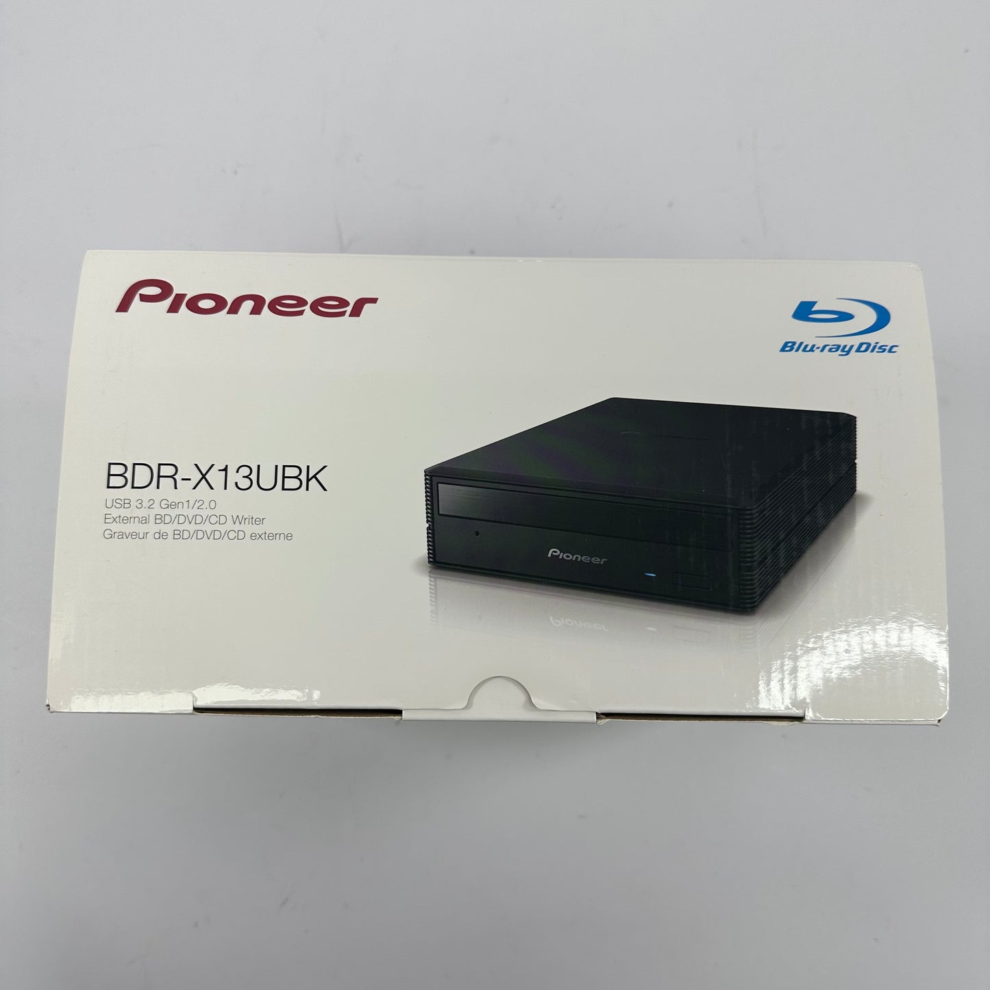 Pioneer BDR-X13UBK External Blu-Ray DVD CD Writer