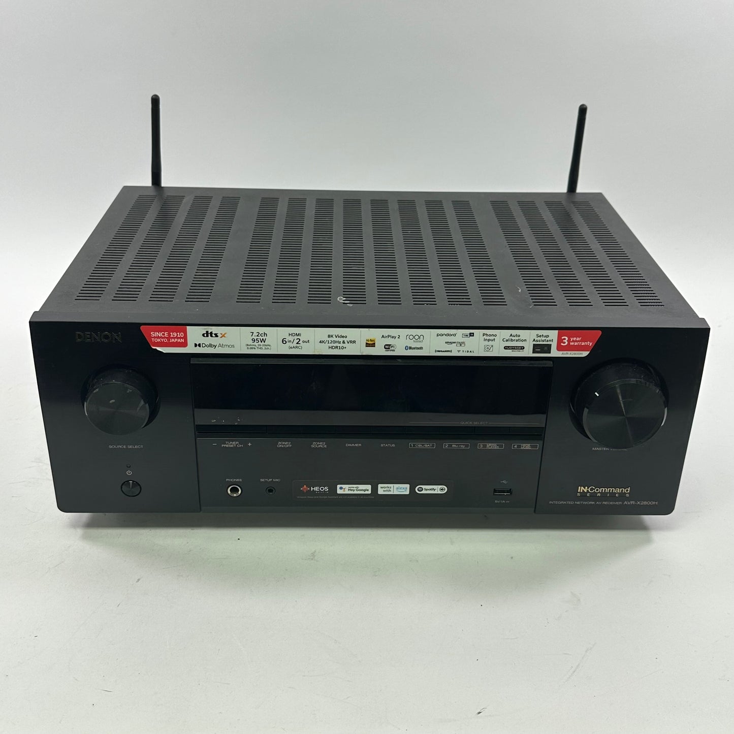 Denon AVR-X2800H 7.2 Channel Home Theater AV Receiver
