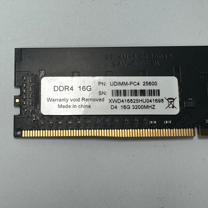 Unbranded UDIMM-PC4-25600 16GB (1x16GB) RAM DDR4 3200MHz
