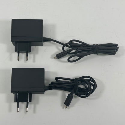 Lot of 2 Nintendo Switch AC Adaptor Chargers HAC-002(EUR)