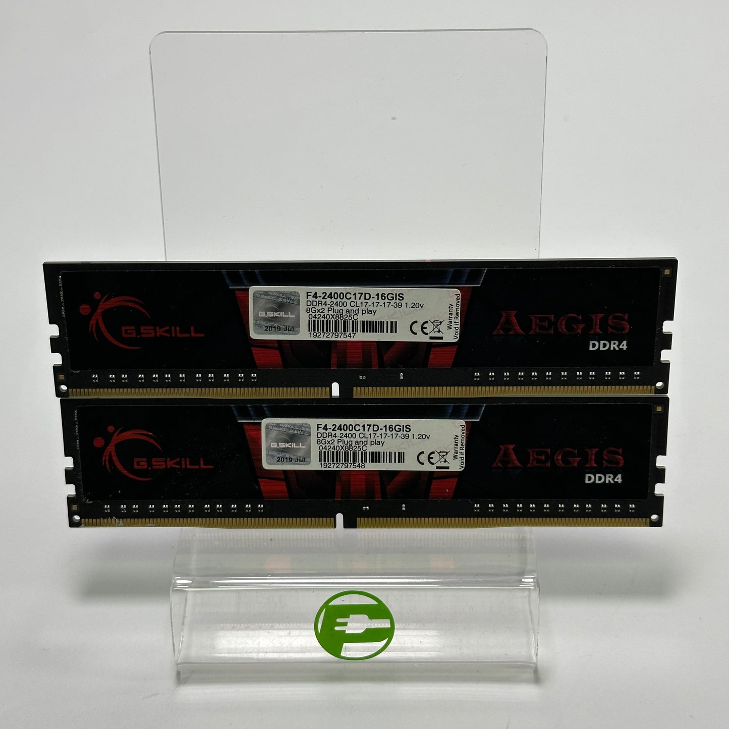 G.Skill Aegis 16GB (2x8GB) RAM DDR4 2400MHz F4-2400C17D-16GIS