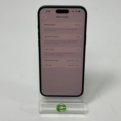 Factory Unlocked Apple iPhone 16 Plus 128GB Black MXUT3LL/A