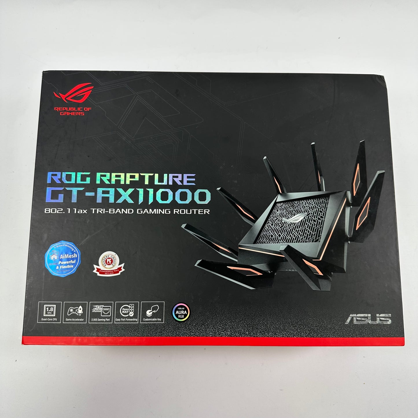 ASUS ROG Rapture Tri Band WiFi 6 GT-AX11000 Gaming Router