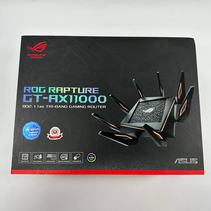 ASUS ROG Rapture Tri Band WiFi 6 GT-AX11000 Gaming Router