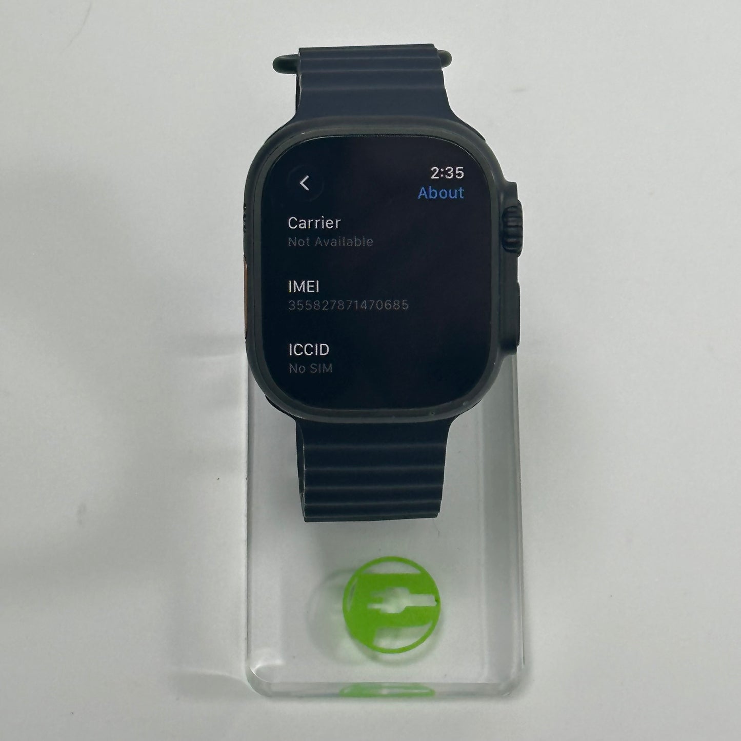 Unlocked Apple Watch Ultra 3 49MM Black Titanium Midnight Ocean Band MF0J4LW/A