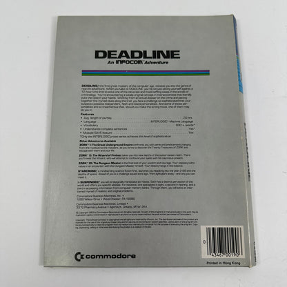 Deadline (Commodore 64, 1982)