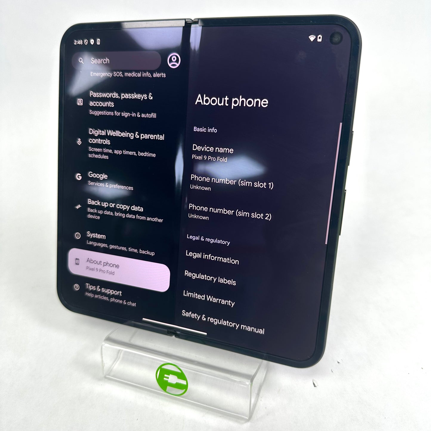  Unlocked Google Pixel 9 Pro Fold 256GB