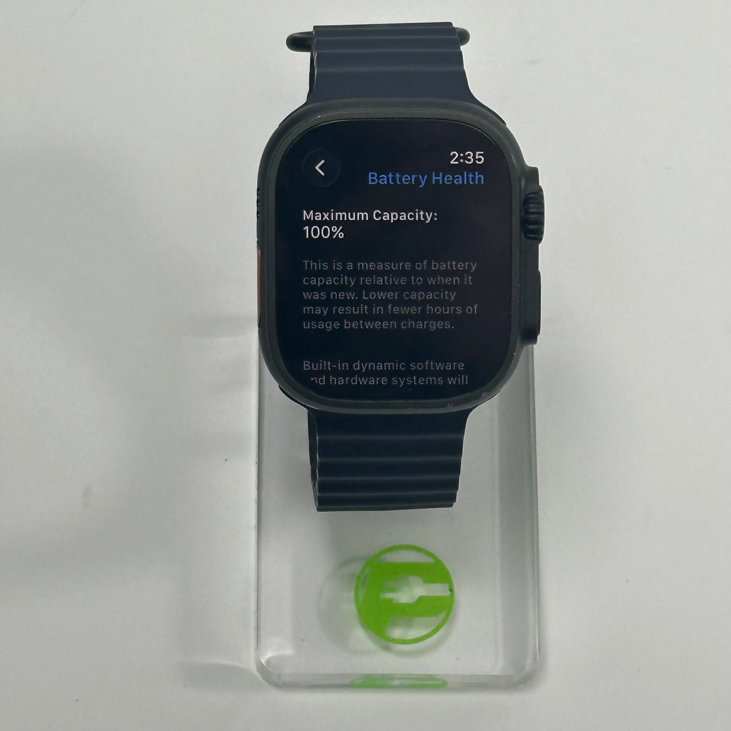 Unlocked Apple Watch Ultra 3 49MM Black Titanium Midnight Ocean Band MF0J4LW/A