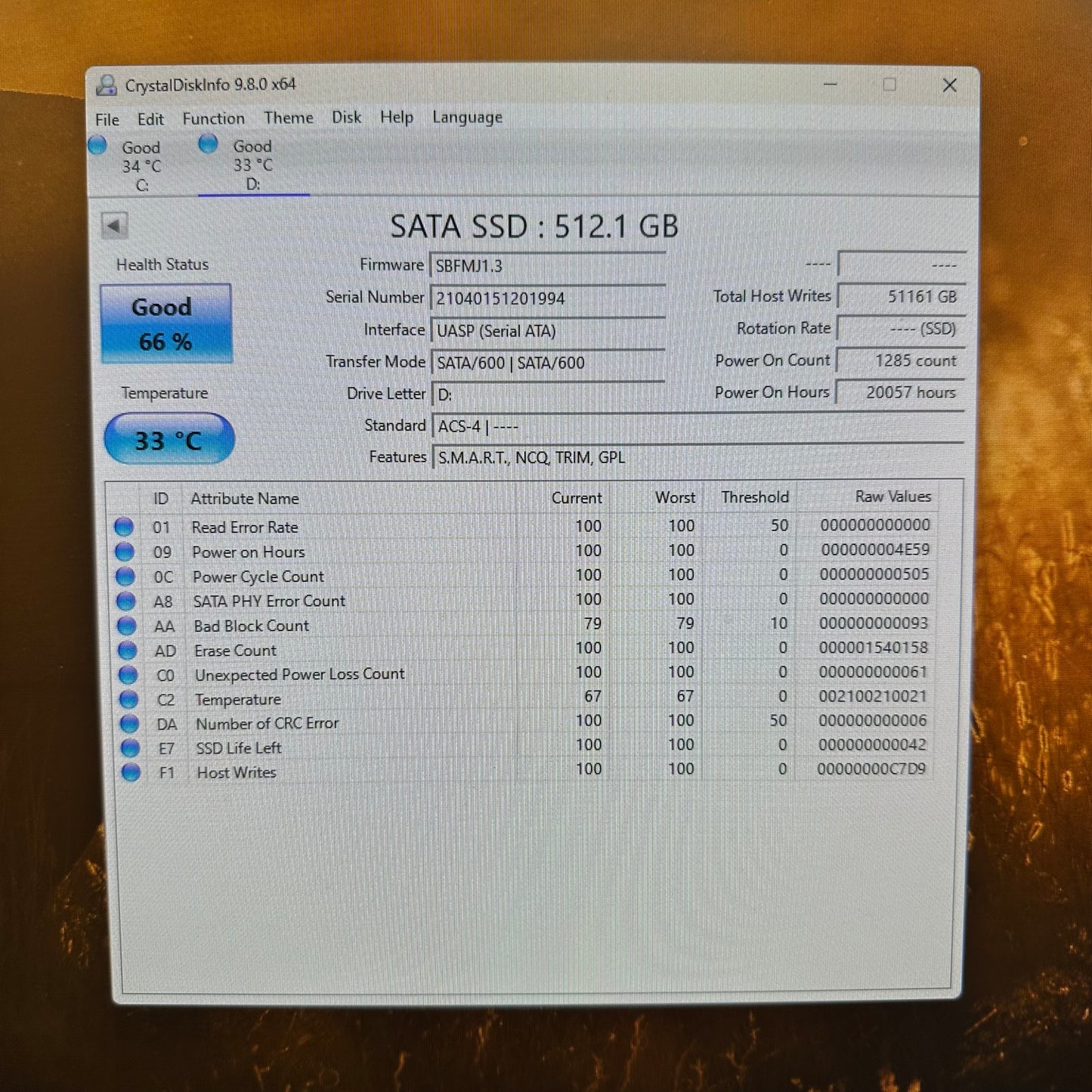 INLAND 2.5" Professional 512GB SATA III 6Gbps SSD 80-P200012972-1