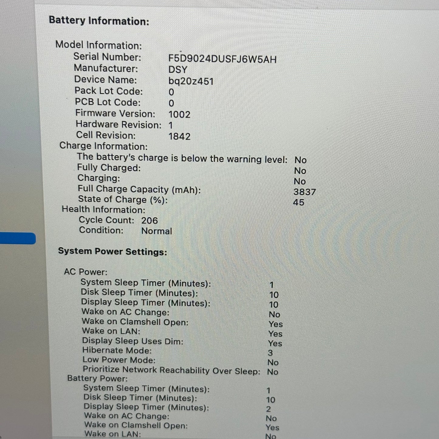 2019 Apple MacBook Air 13.3" i5 1.6GHz 8GB RAM 128GB SSD Space Gray A1932
