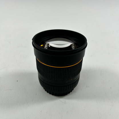 Rokinon 85mm F1.4 Aspherical IF Manual Focus Lens - For Canon EF Mount