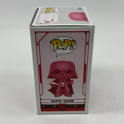New Funko Pop Star Wars Darth Vader Valentines Day Pink Bobble-Head #417
