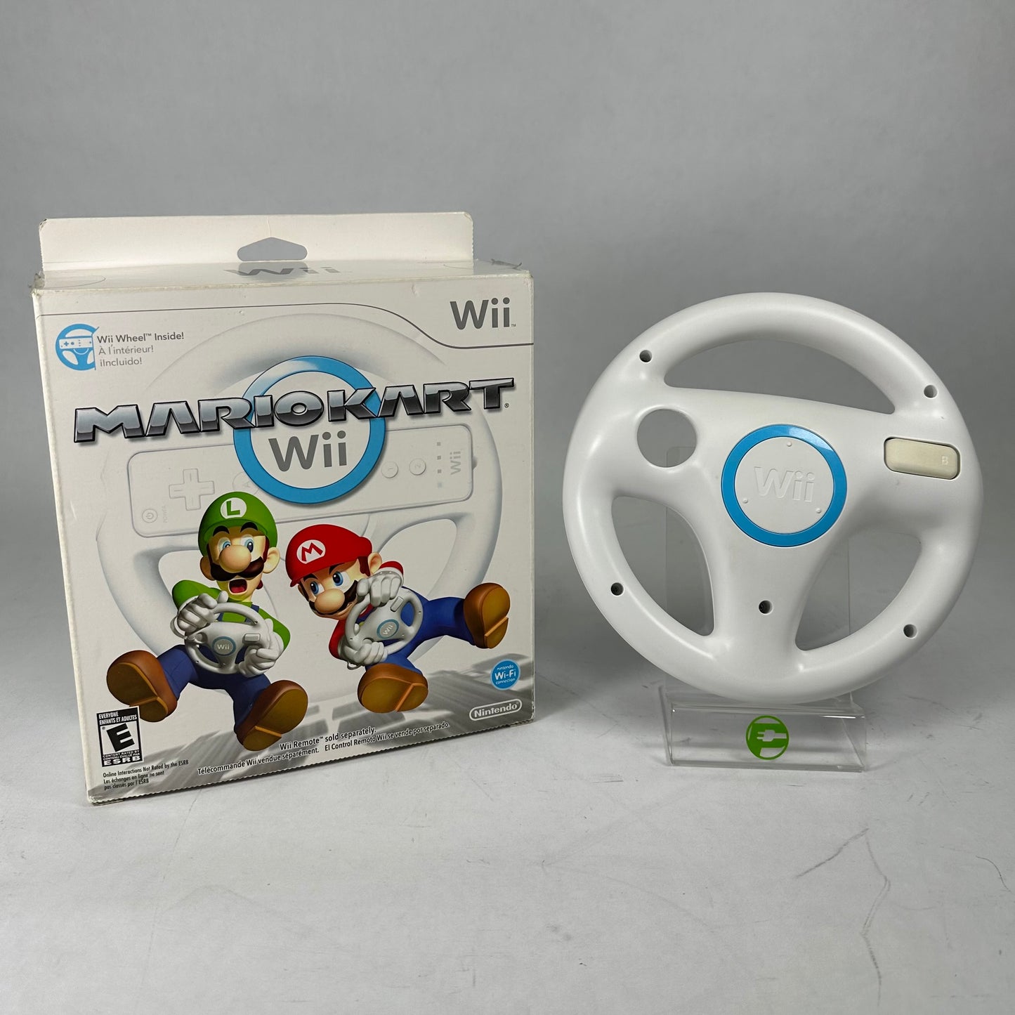 Nintendo Wii Wheel White RVL-024