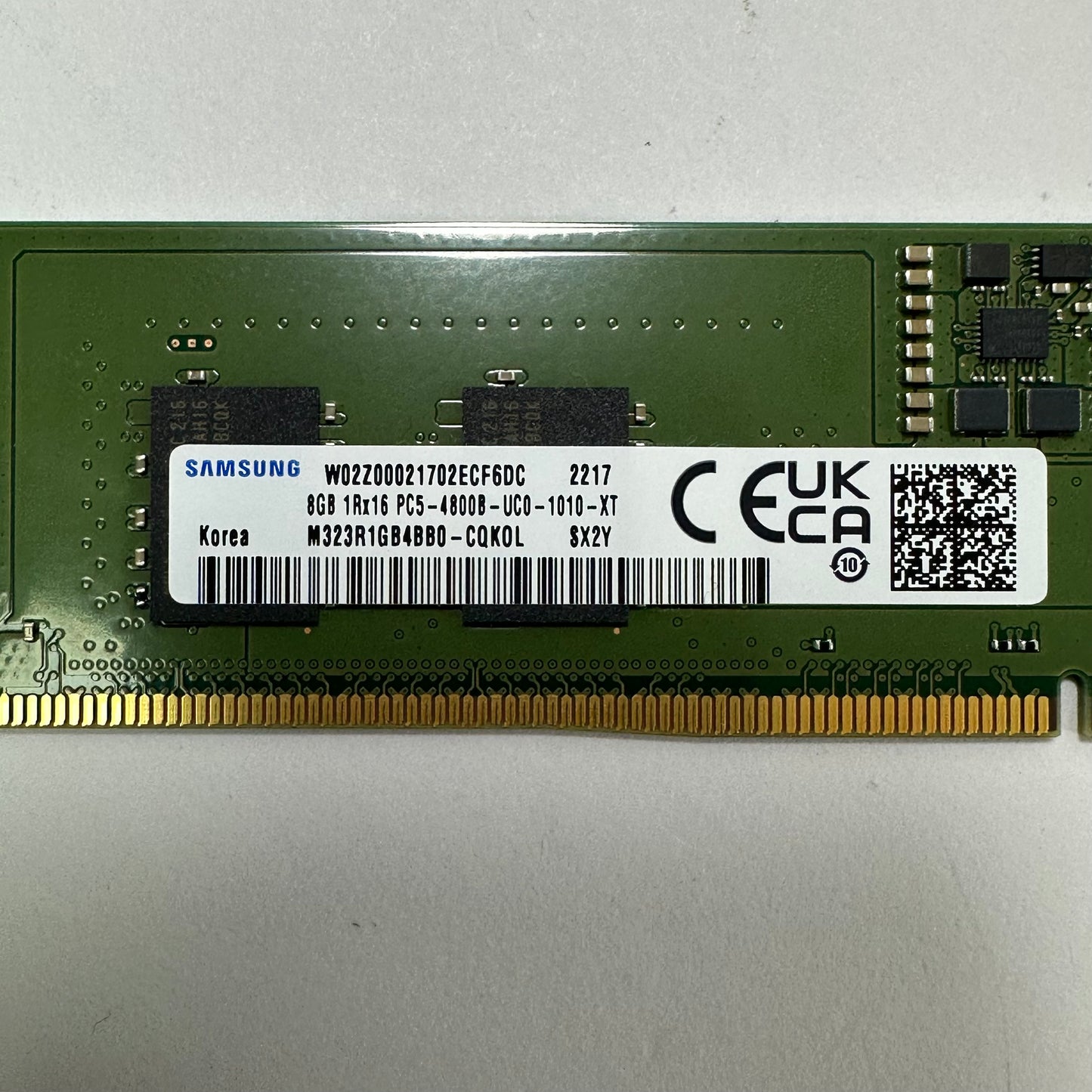 Samsung PC5-4800B 16GB (2x8GB) RAM DDR5 4800MHz M323R1GB4BB0-CQK0L