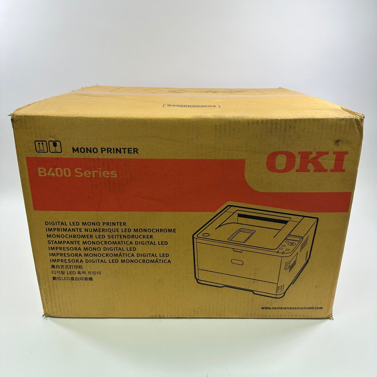 New Oki B400 Series Digital LED Mono Printer Black 62444301