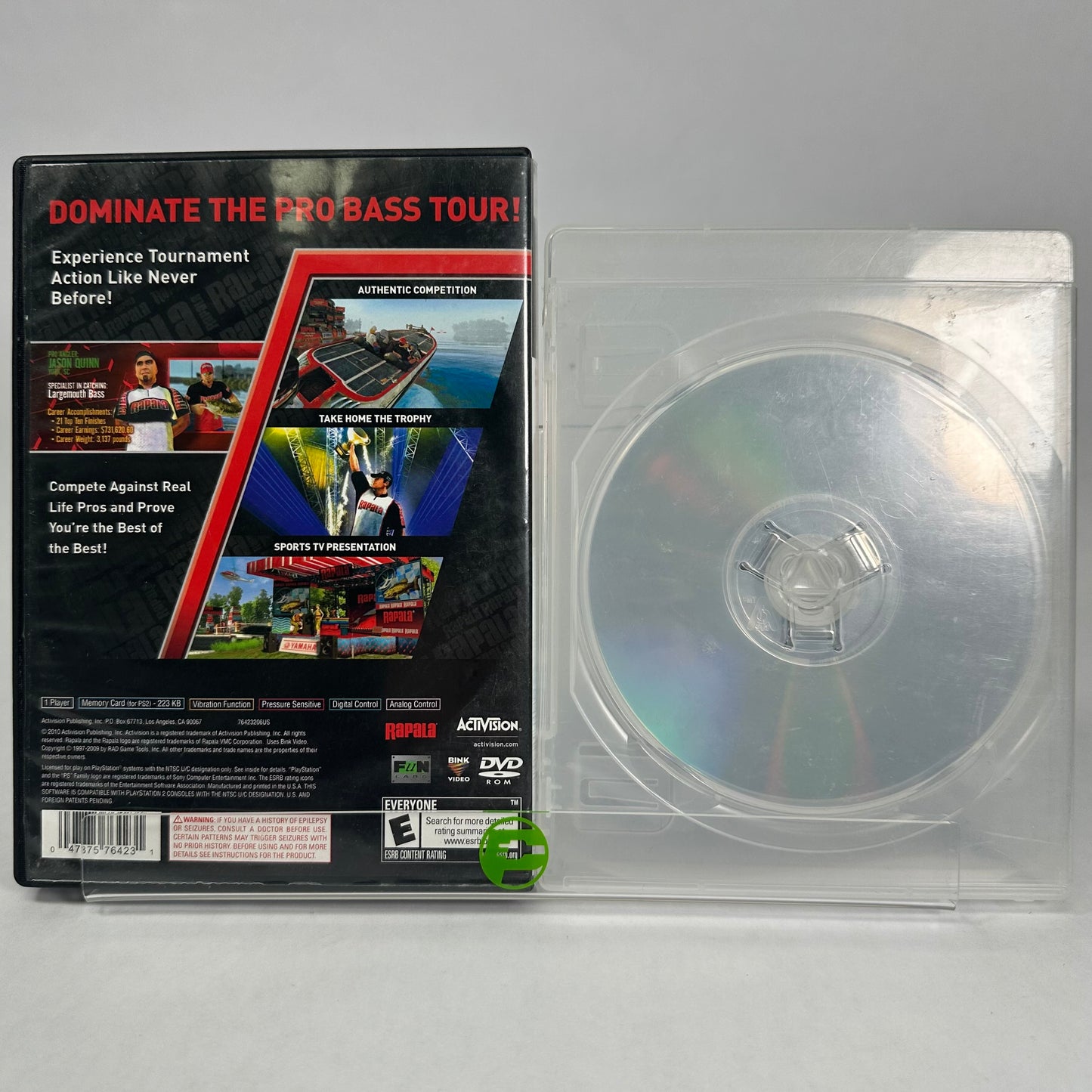 Lot of 2 Sony PlayStation 2 PS2 Games Racin N Fishin Edition