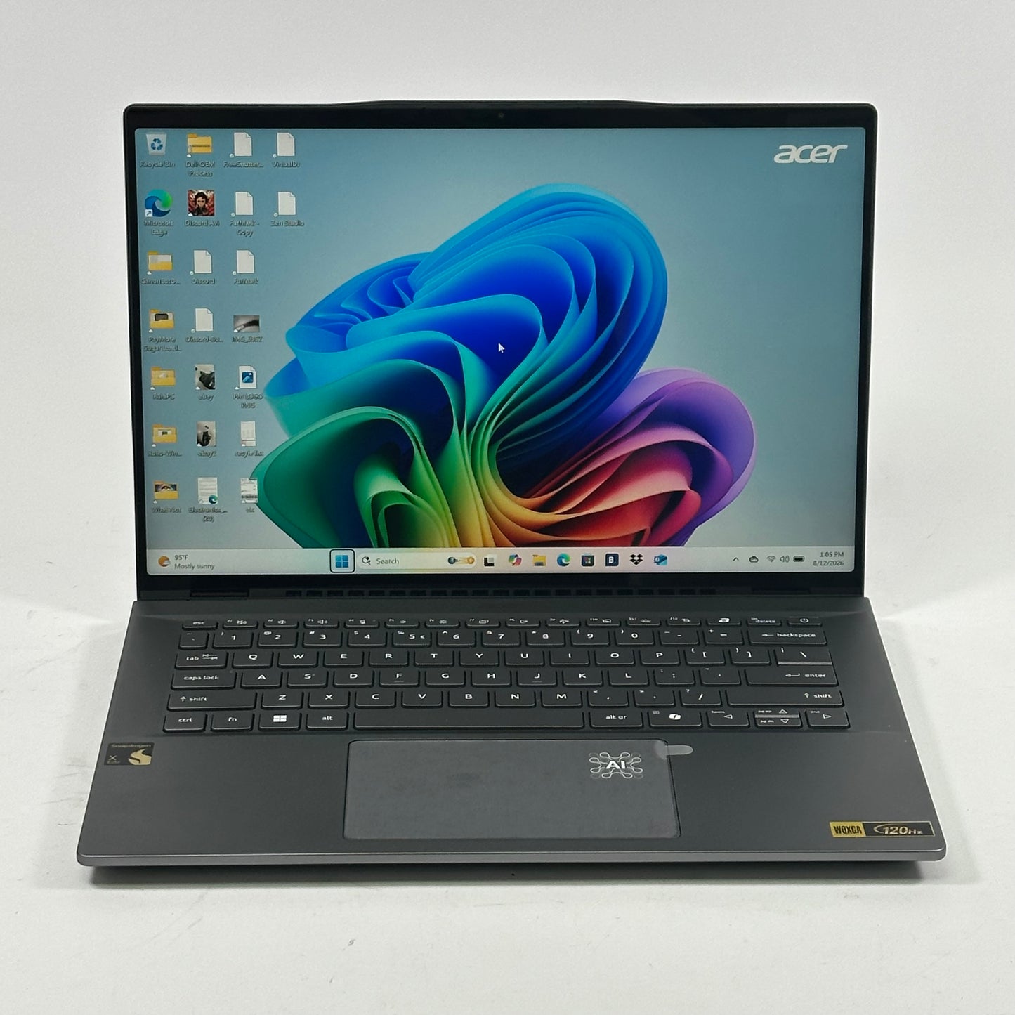 Acer Swift 14 AI SF14-11T-X3RZ 14.5" Snapdragon X Elite 3.4GHz 16GB RAM 1TB SSD