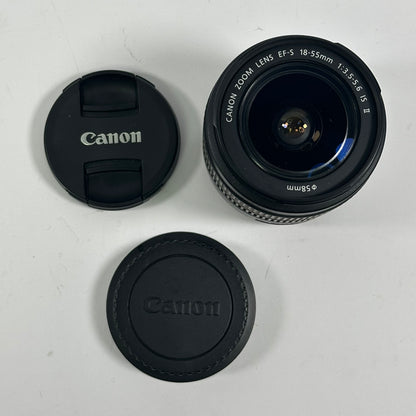 Canon EF-S 18-55mm f/3.5-5.6 IS II Zoom Auto & Manual Lens