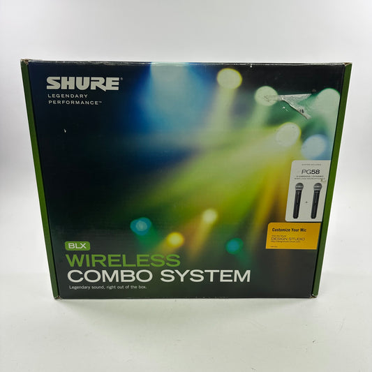 Shure BLX Wireless Combo System BLX288/PG58-H10
