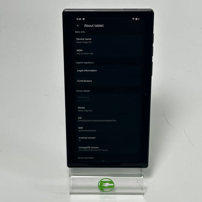 WiFi Only Razer Edge 5G 128GB Black RZ80-0461