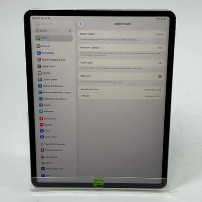 Factory Unlocked Apple iPad Air 13" M2 128GB Starlight MV6T3LL/A