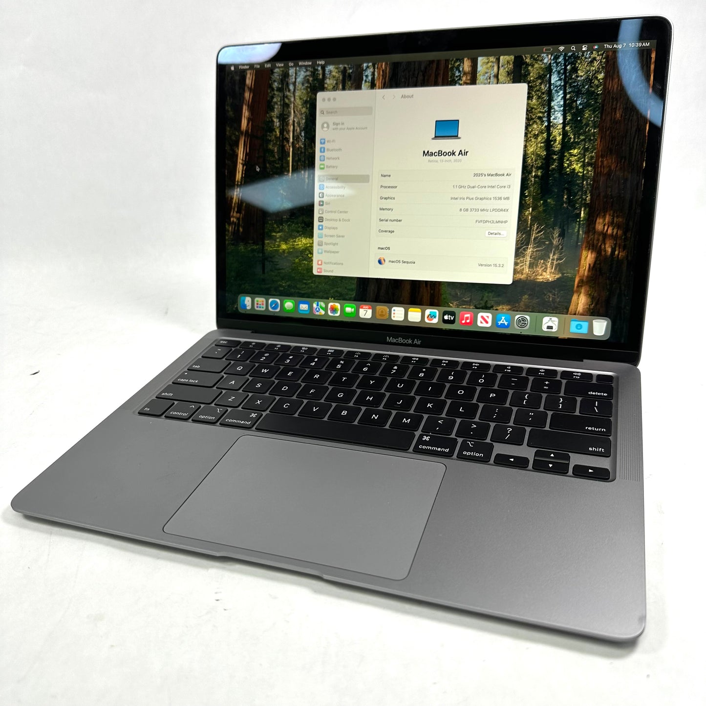2020 Apple MacBook Air 13.3" 250GB 